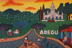 Paisaje de la ciudad de Areguá